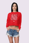 Love Song Crop Sweatshirt